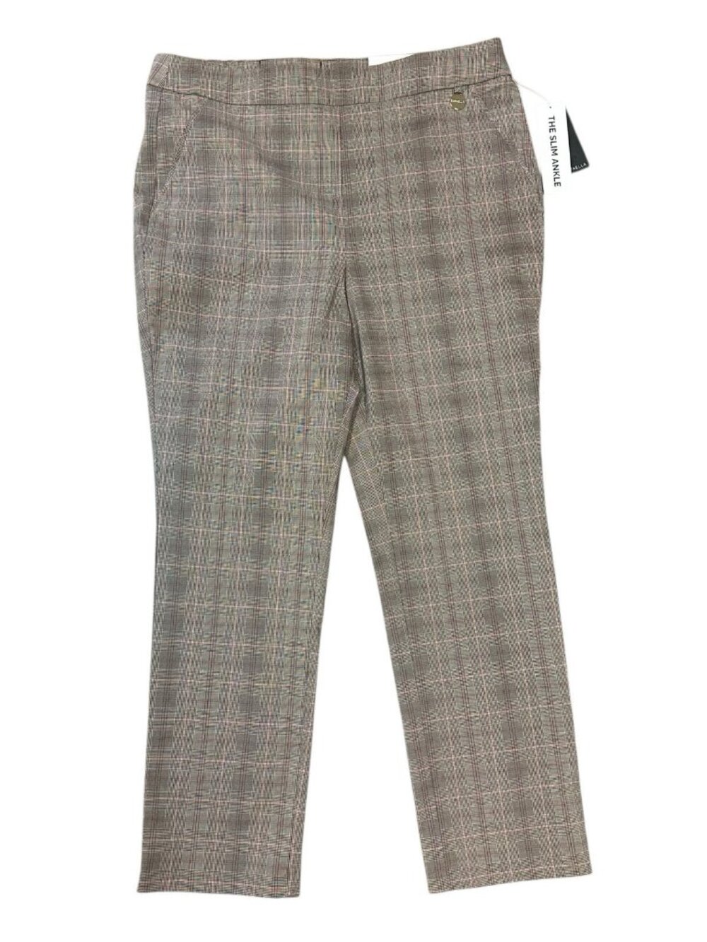 Rafaella Women's Pull-On High Rise Slim Straight Leg Stretch Pant Size 16